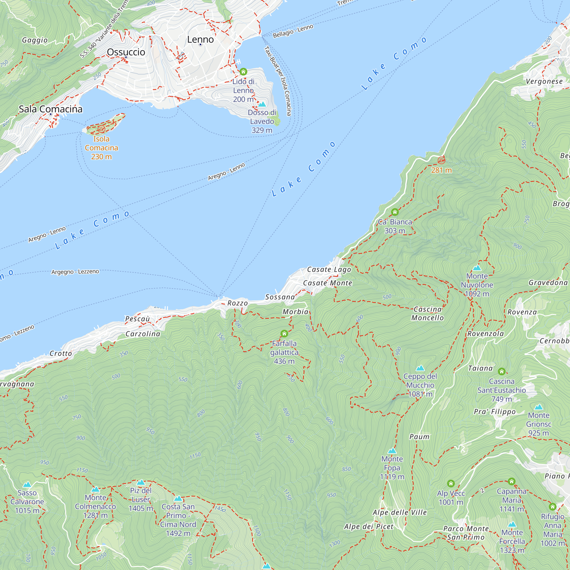 Nest on the lake map