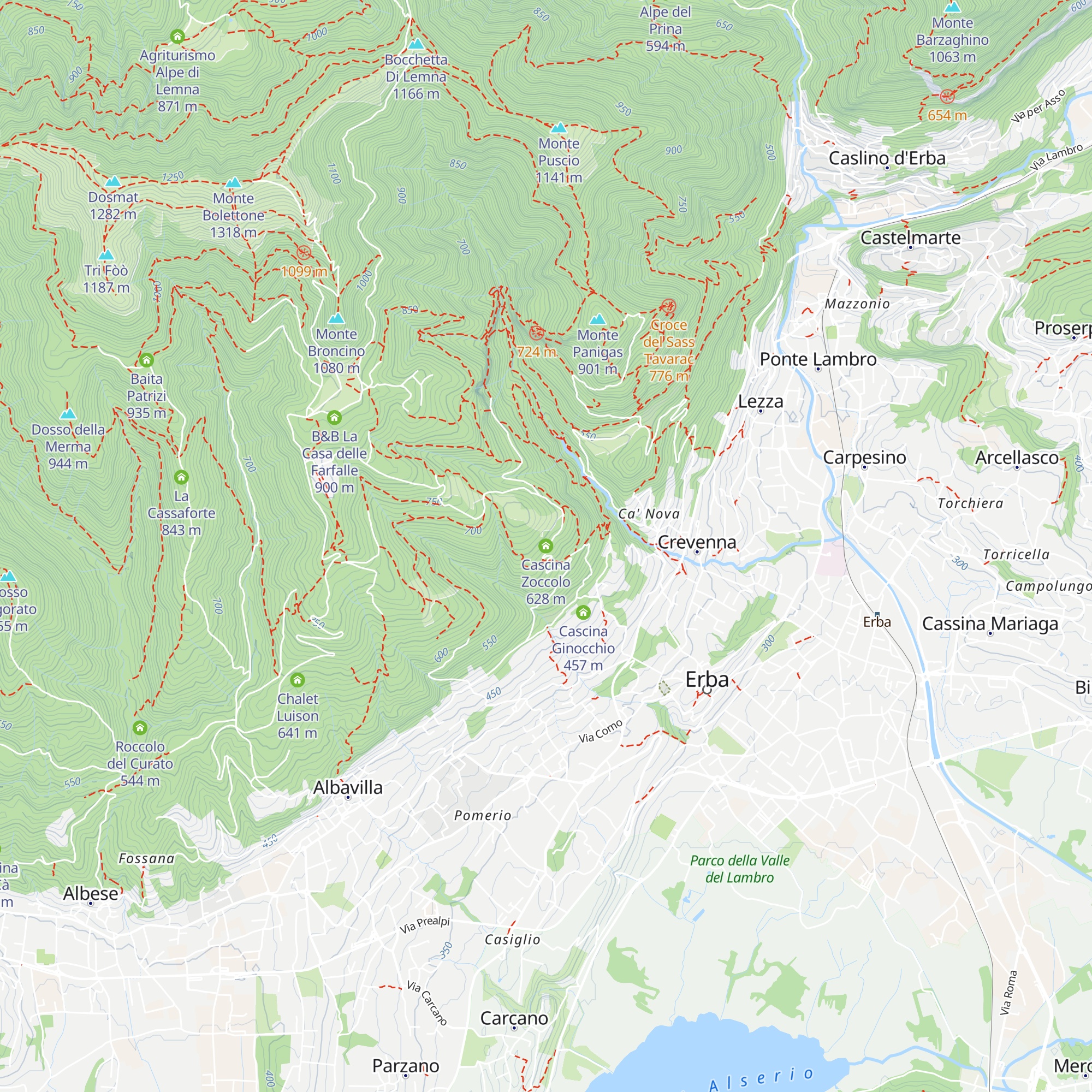 Cascina Zoccolo map