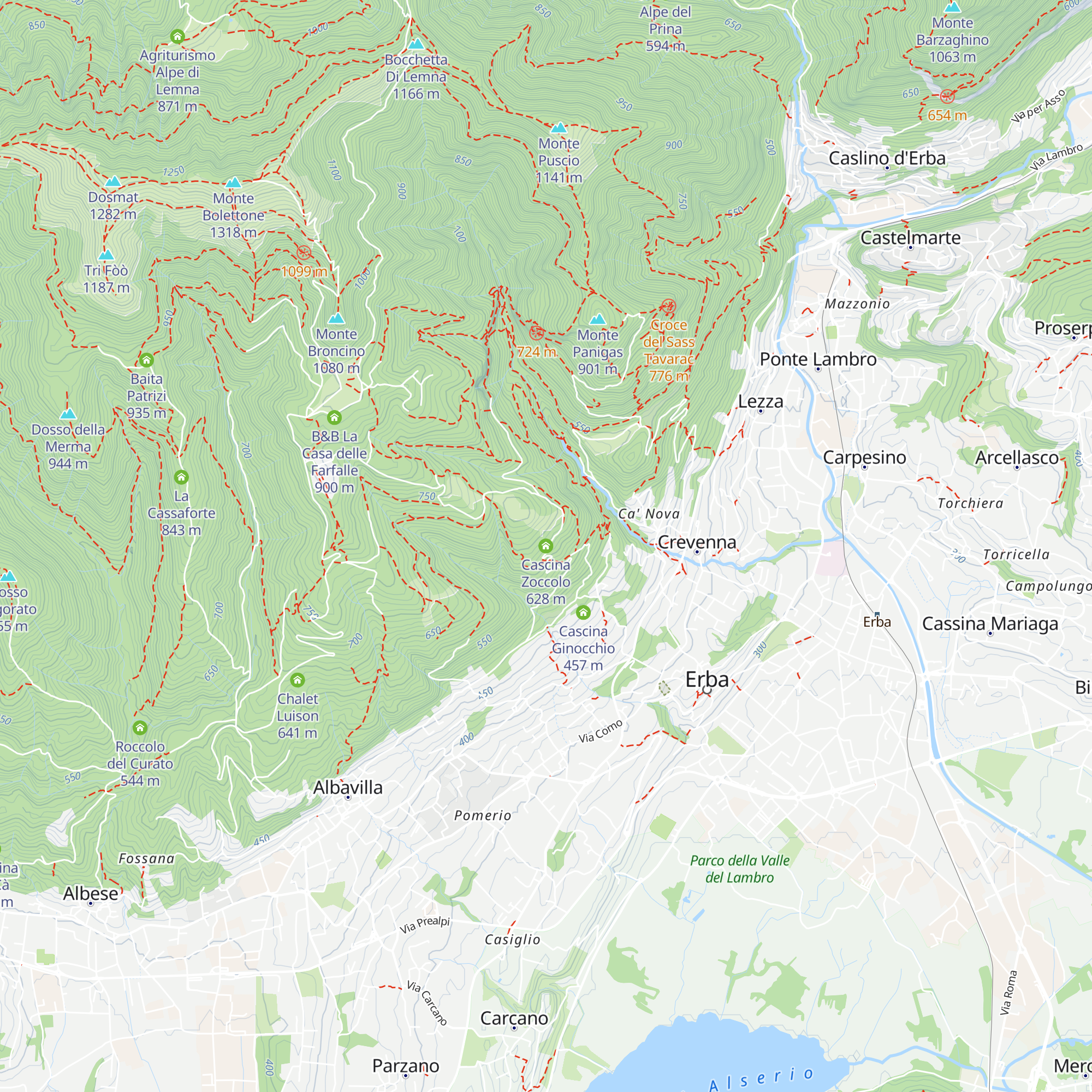 Cascina Zoccolo map