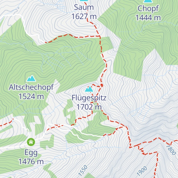 Map of Flügespitz