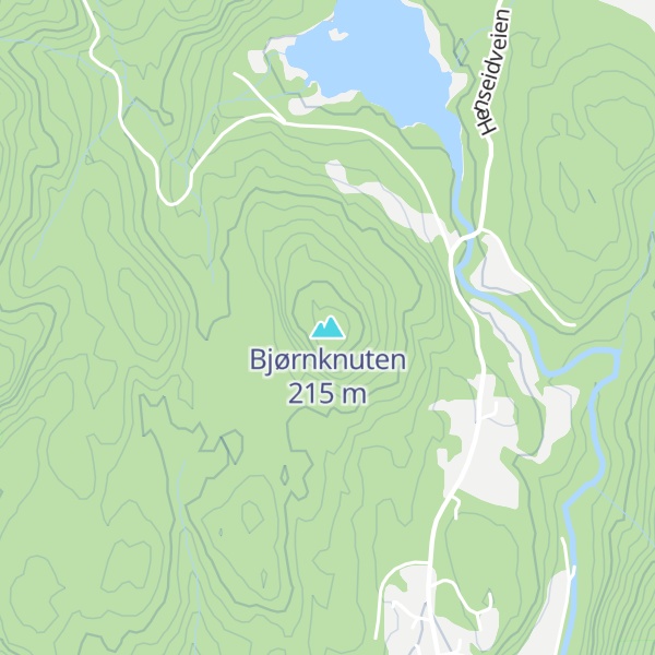 Map of Bjørnknuten
