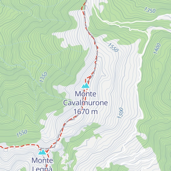 Map of Monte Cavalmurone