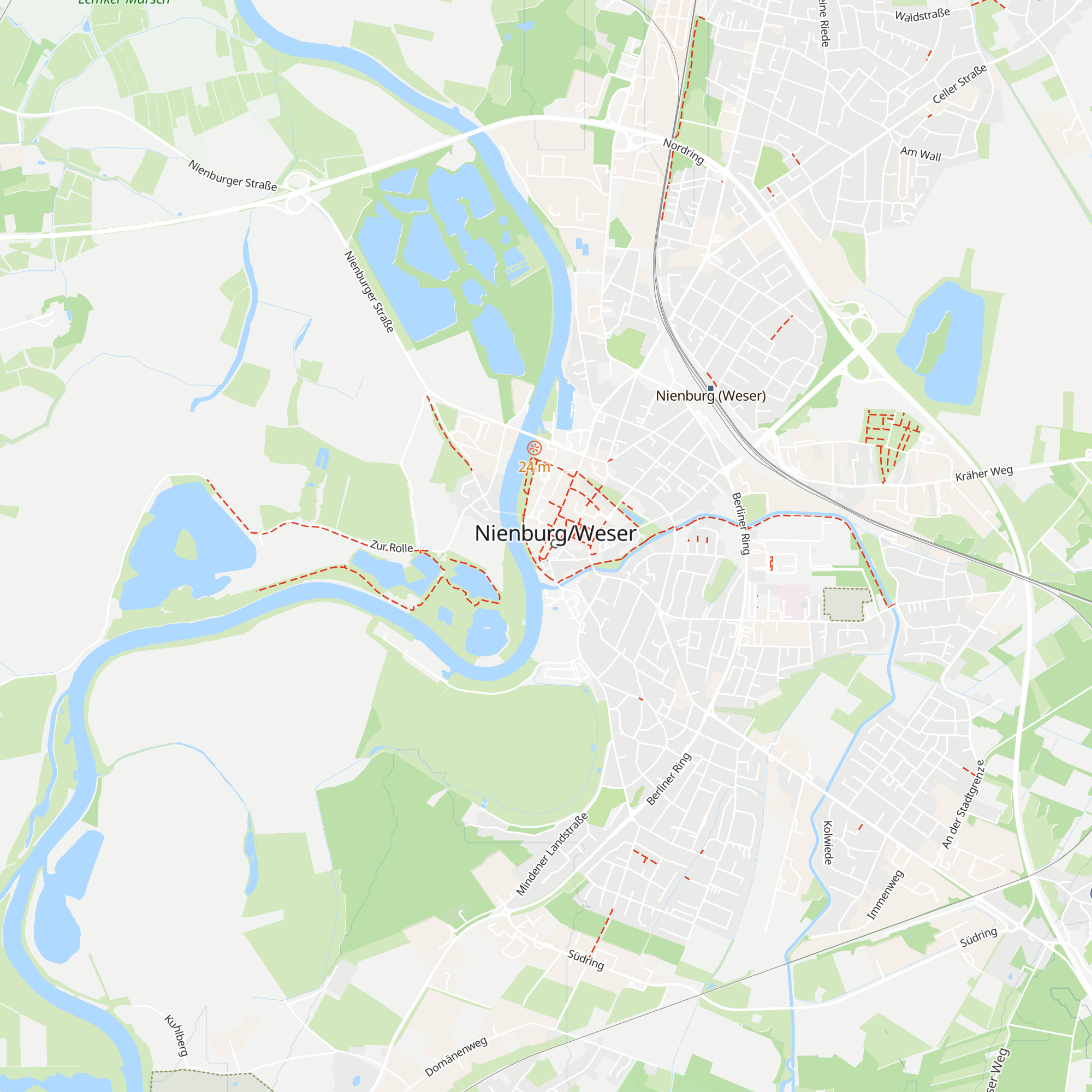 Mittelweser Touristik GmbH map