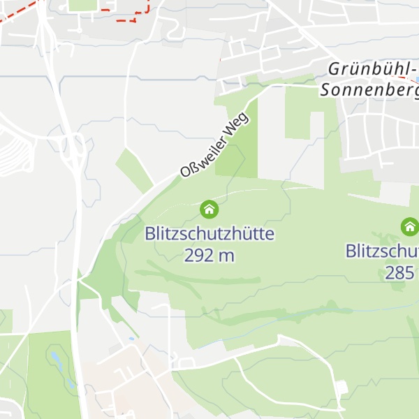 Map of Blitzschutzhütte
