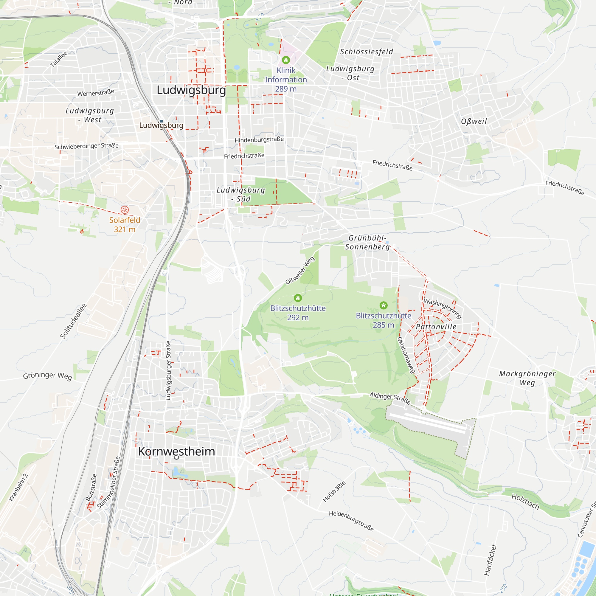 Blitzschutzhütte map