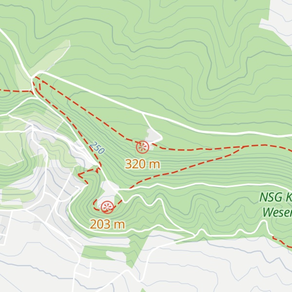 Map of Nesselberg