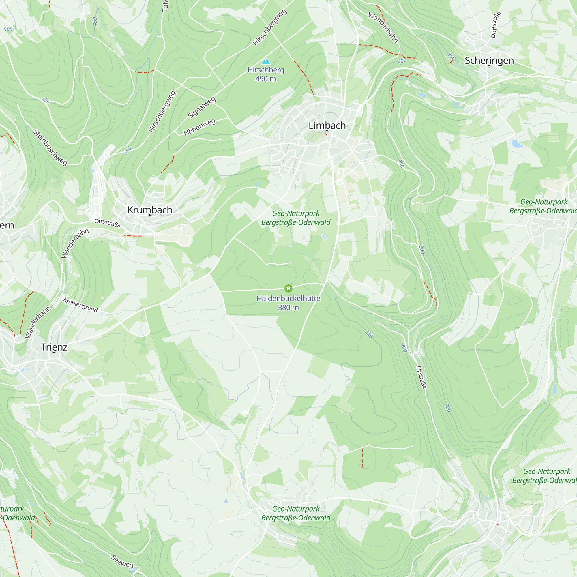 Haidenbuckelhütte map