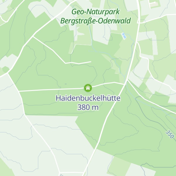 Map of Haidenbuckelhütte