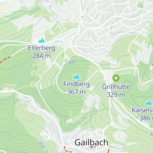 Map of Findberg
