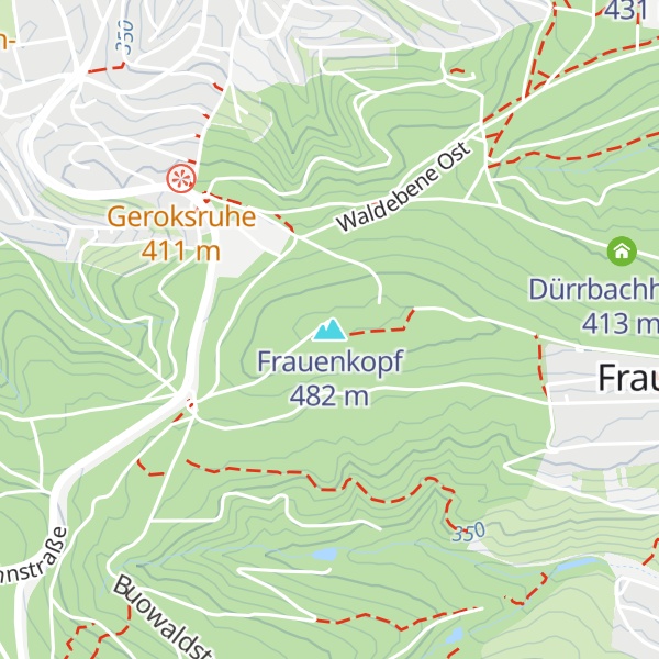 Map of Frauenkopf
