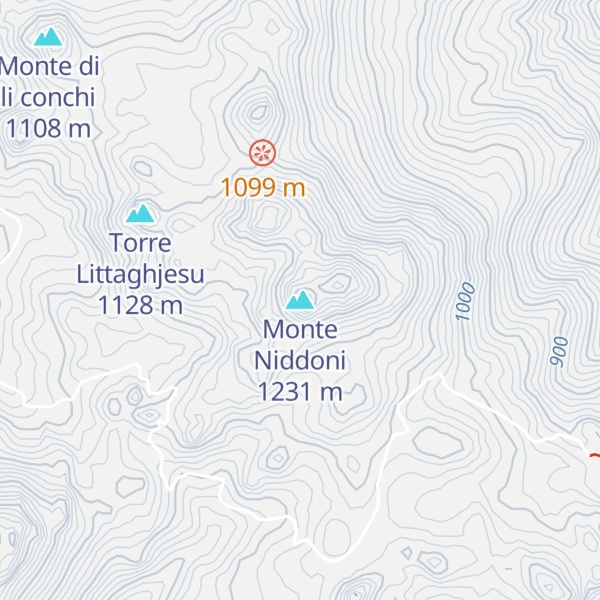 Map of Monte Niddoni