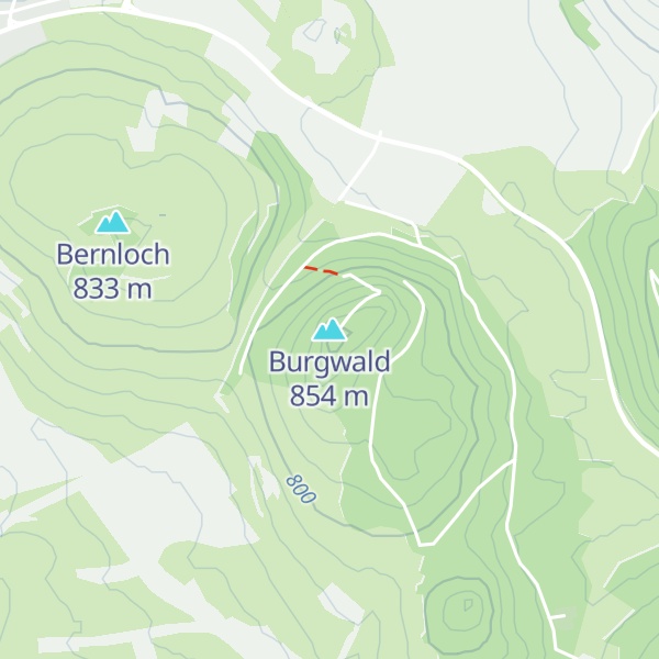 Map of Burgwald