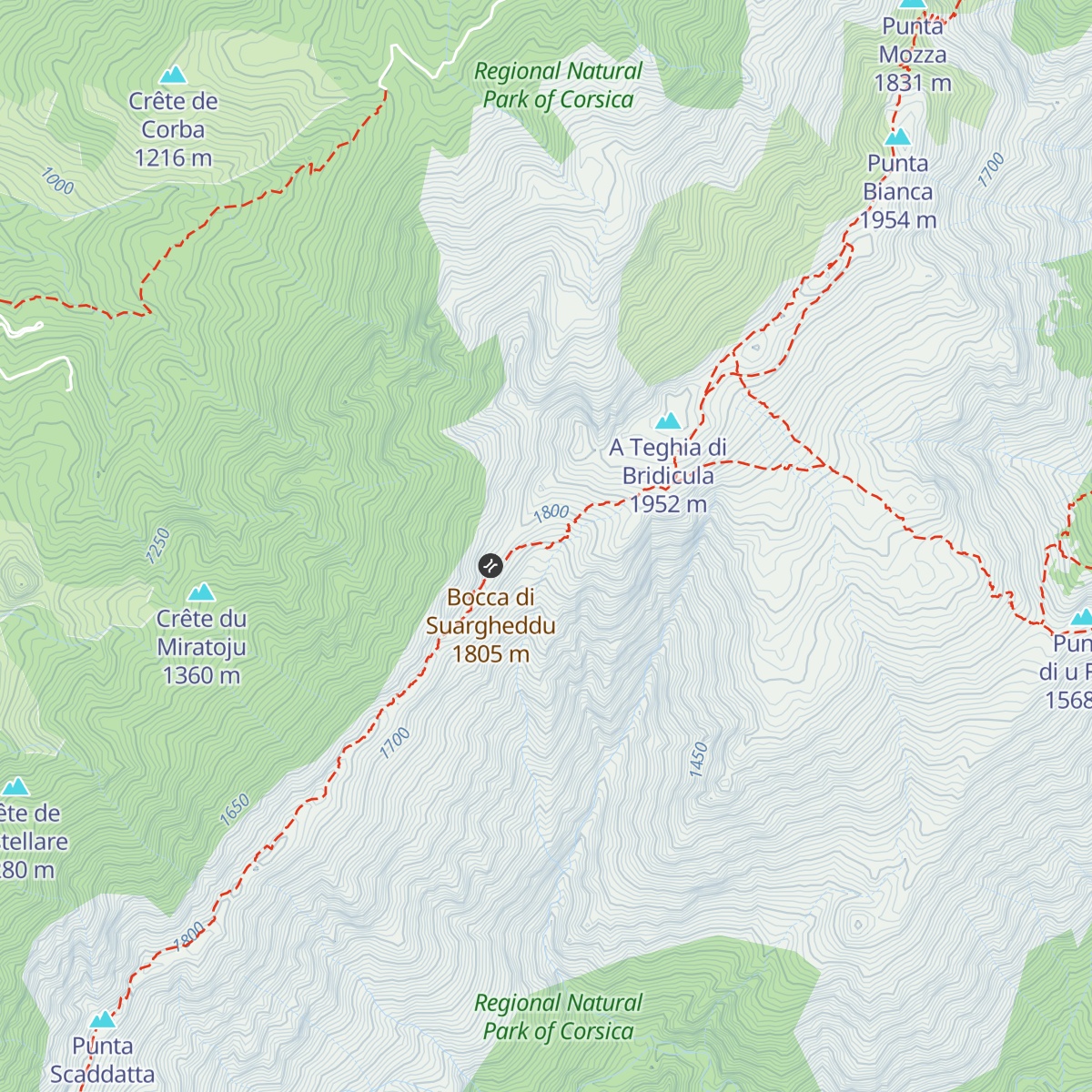 Refuge d'Usciolu map