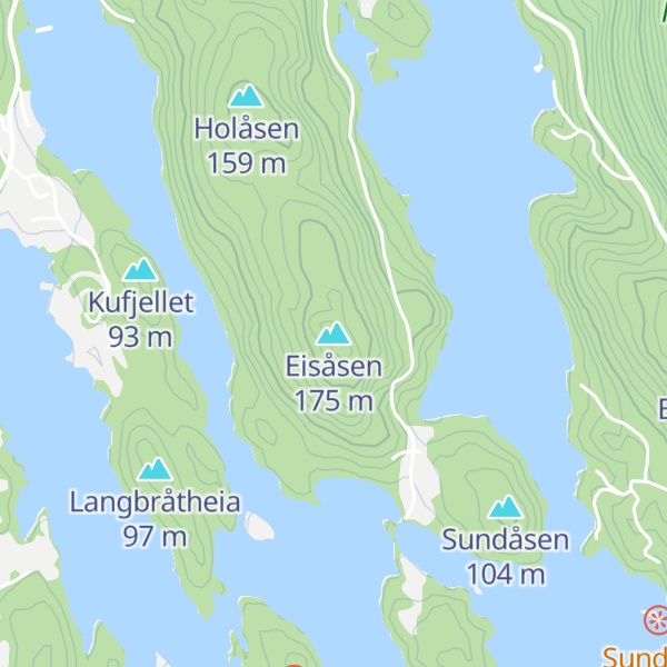 Map of Eisåsen