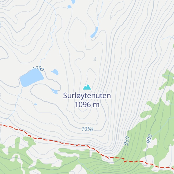 Map of Surløytenuten