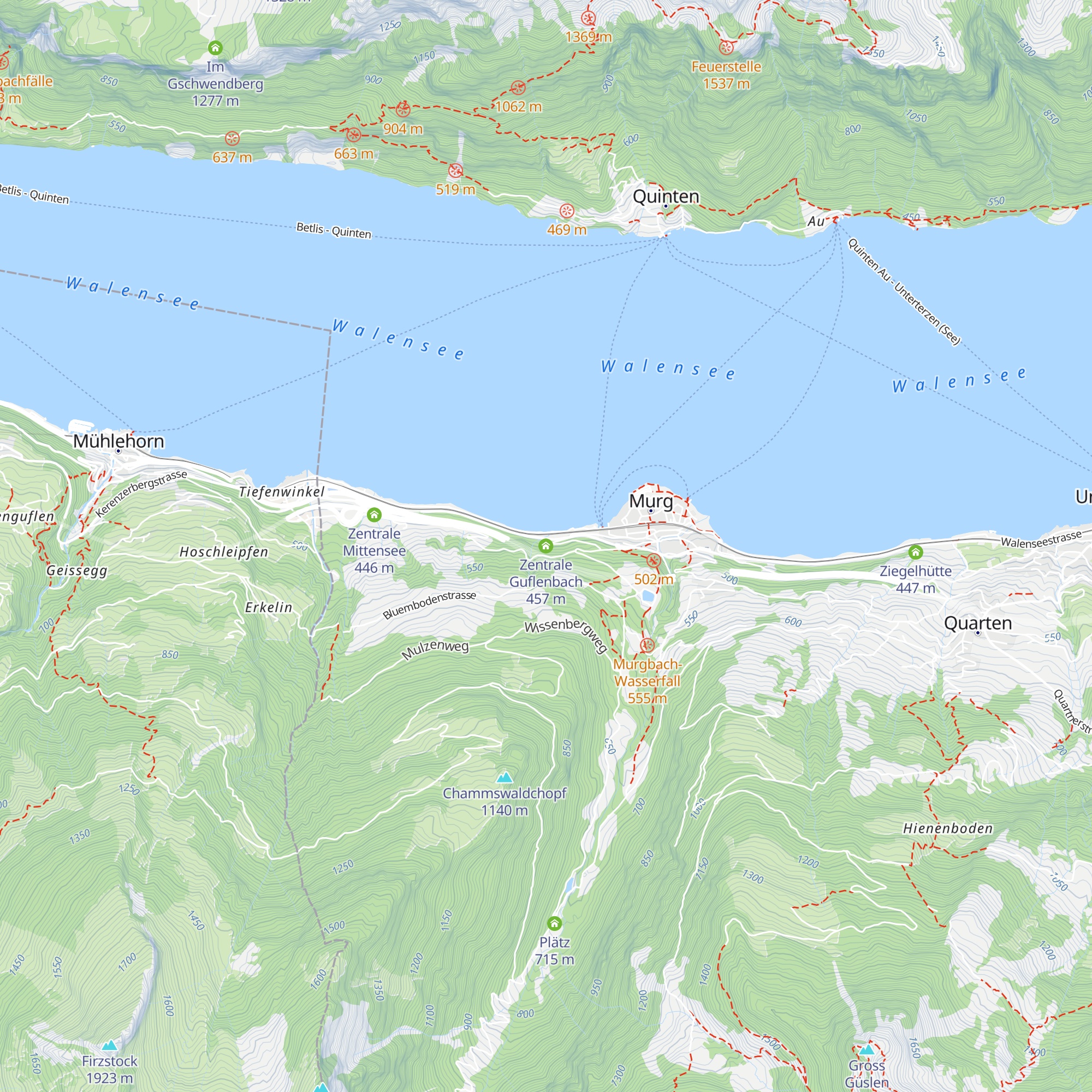 Zentrale Guflenbach map