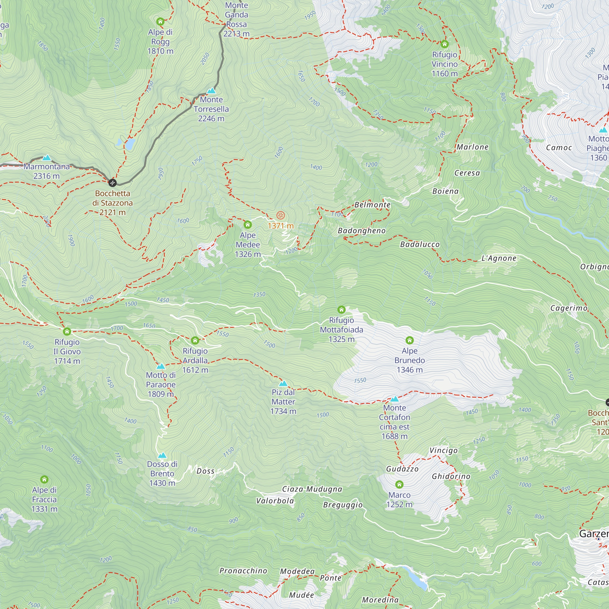 Rifugio Alpe Basciarino map