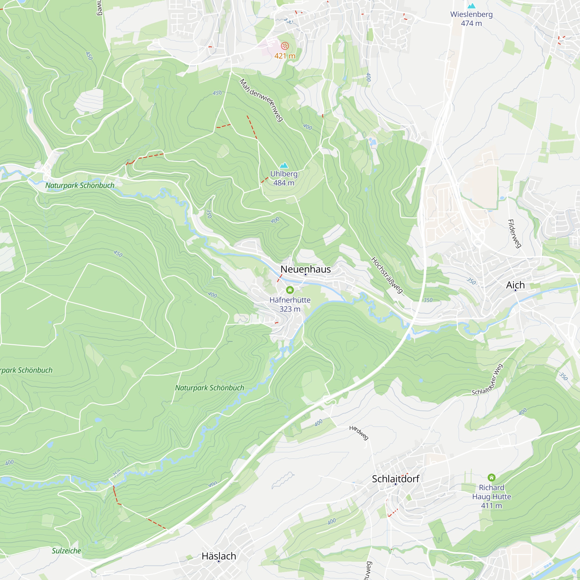 Häfnerhütte map