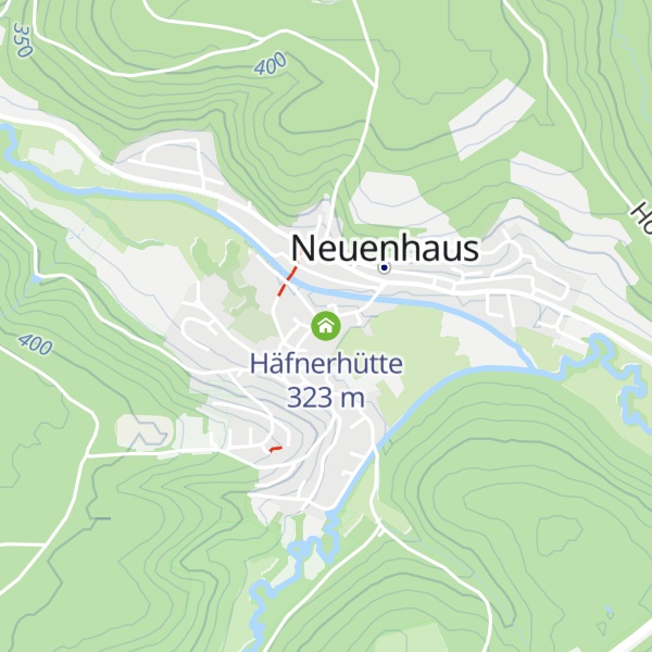 Map of Häfnerhütte