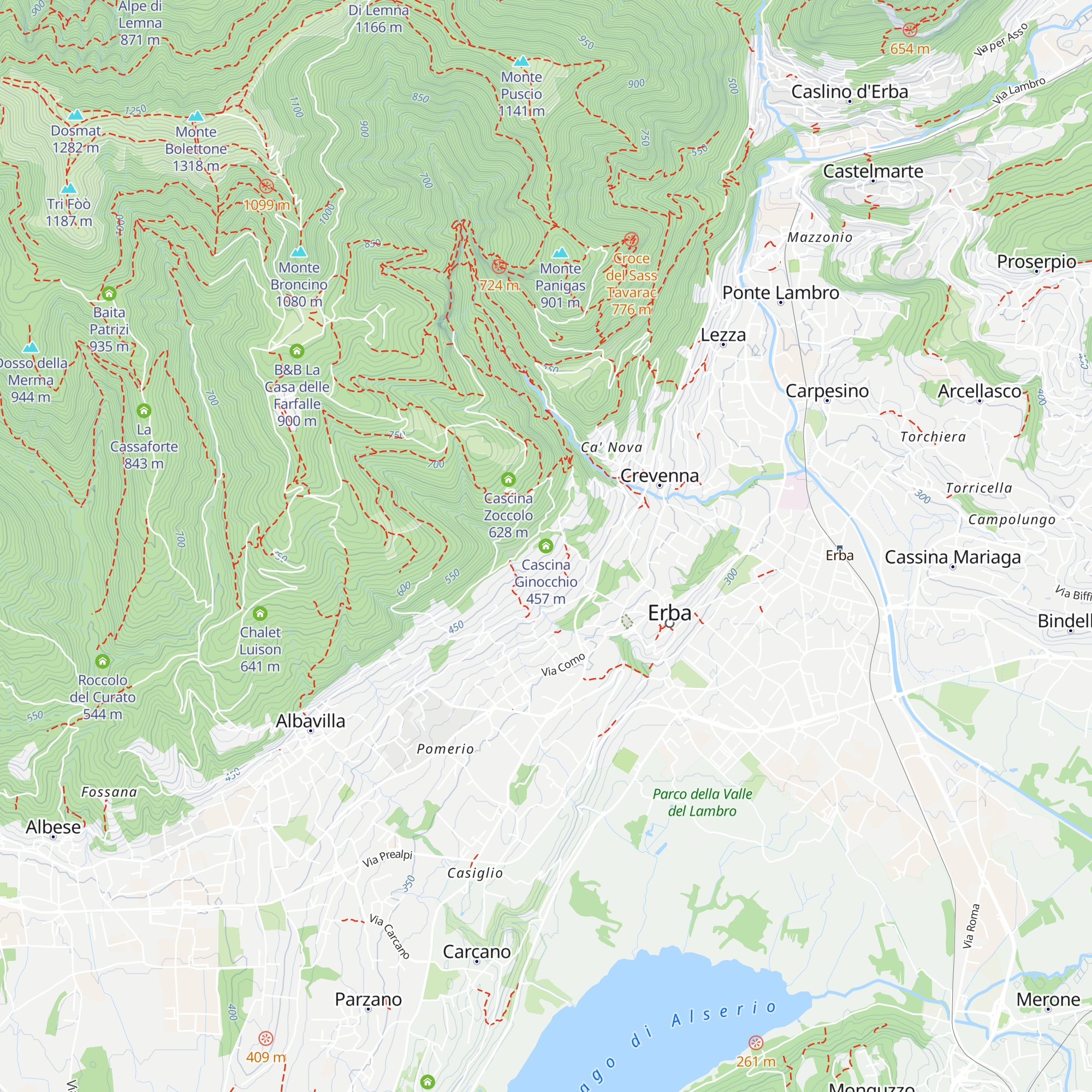 Cascina Ginocchio map