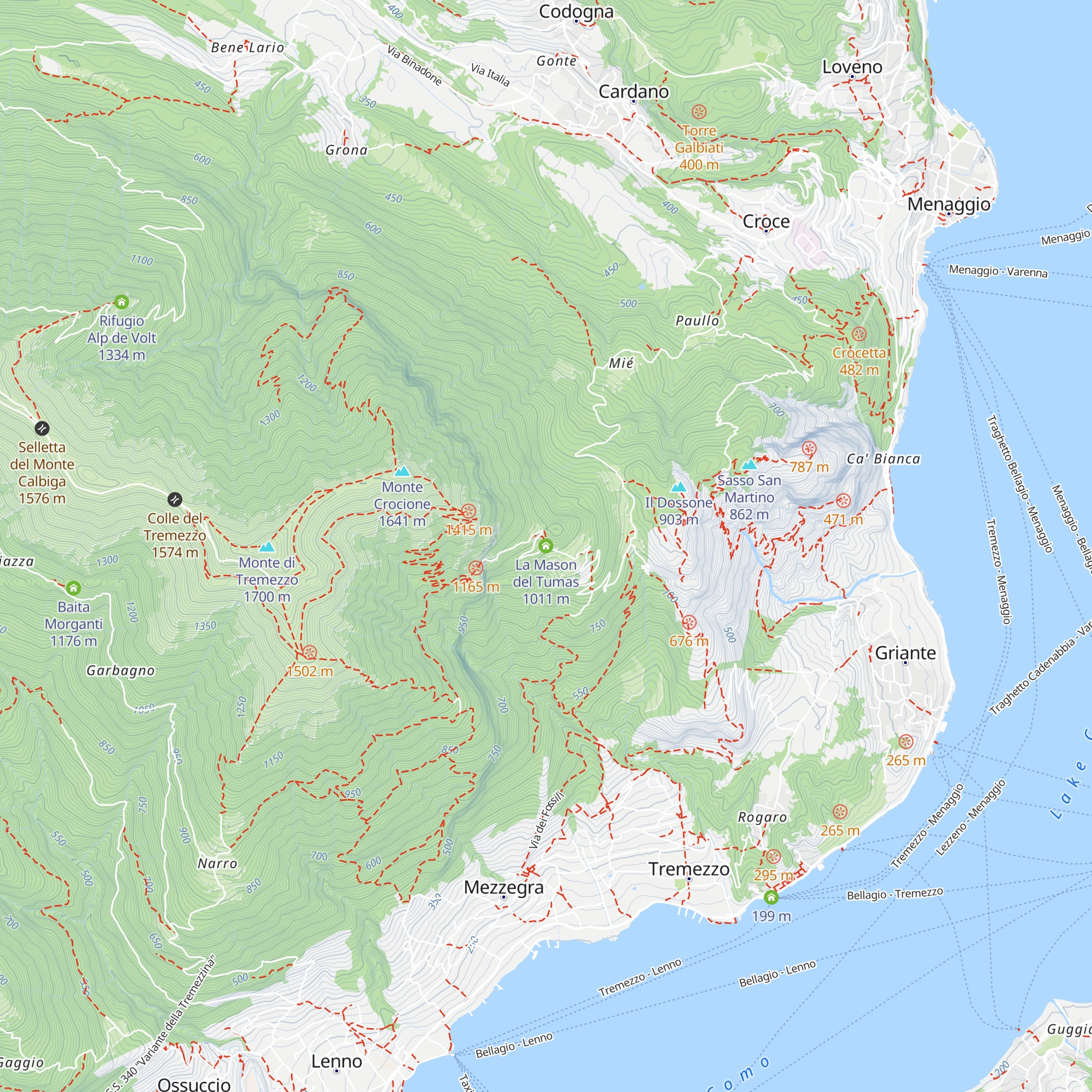 La Mason del Tumas map