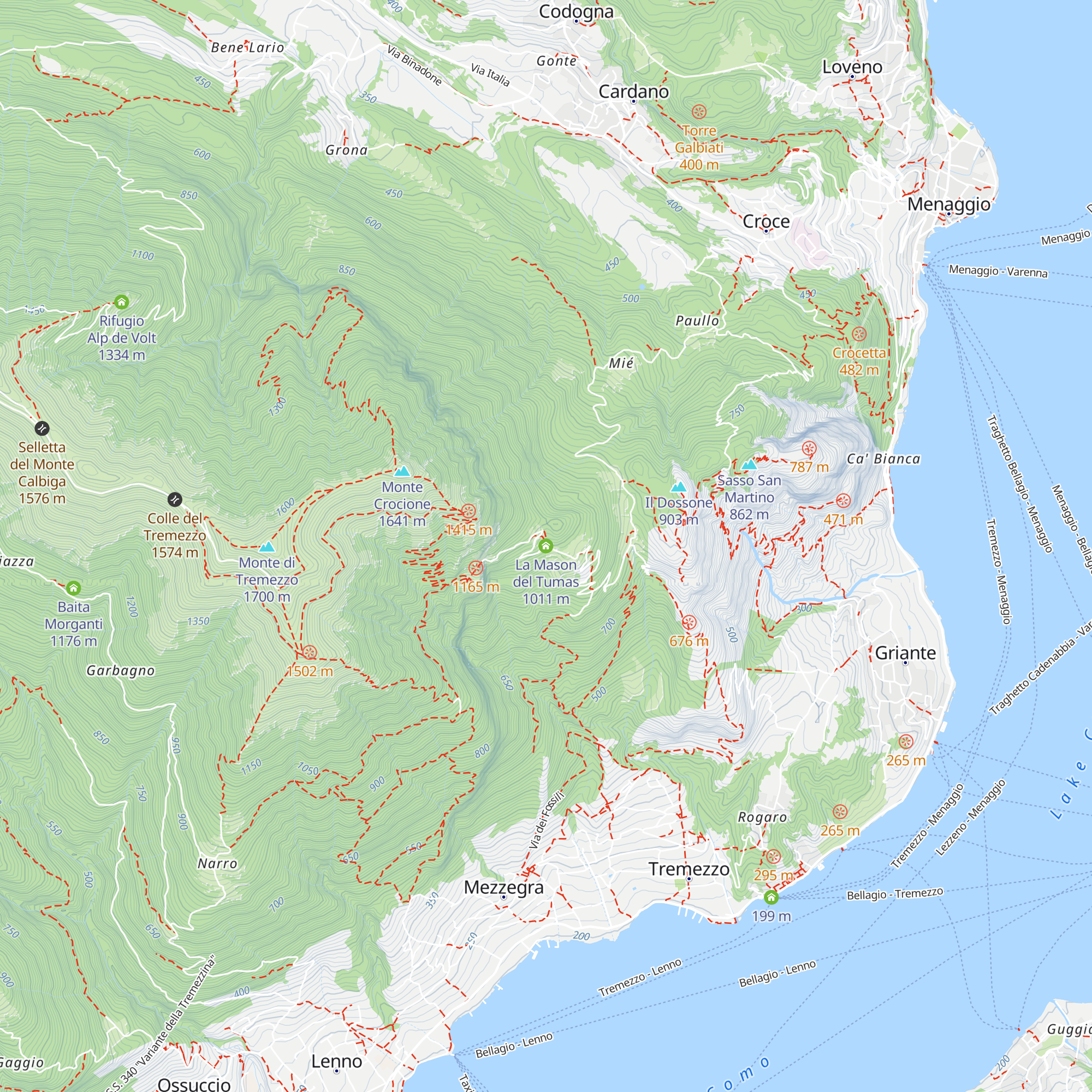 La Mason del Tumas map