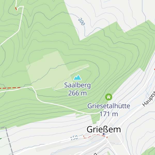 Map of Saalberg
