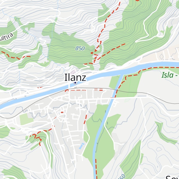 Map of Surselva Tourismus