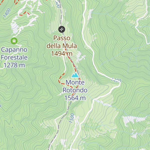 Map of Monte Rotondo
