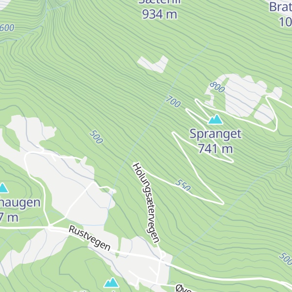 Map of Olderbakkene