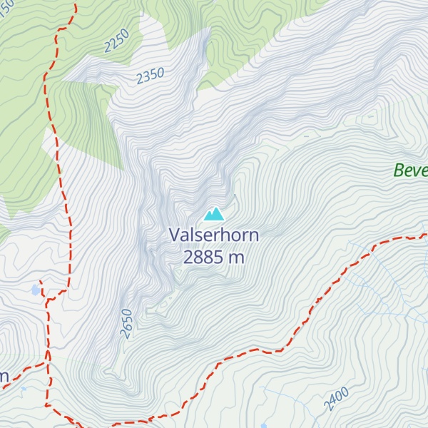 Map of Valserhorn