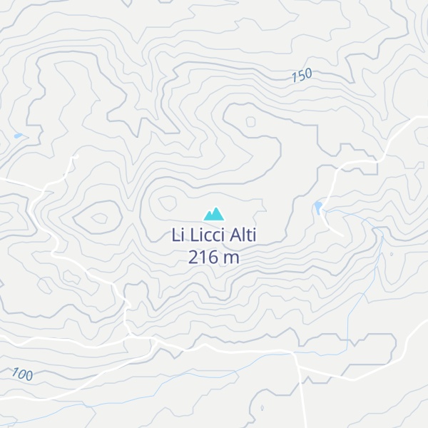 Map of Li Licci Alti