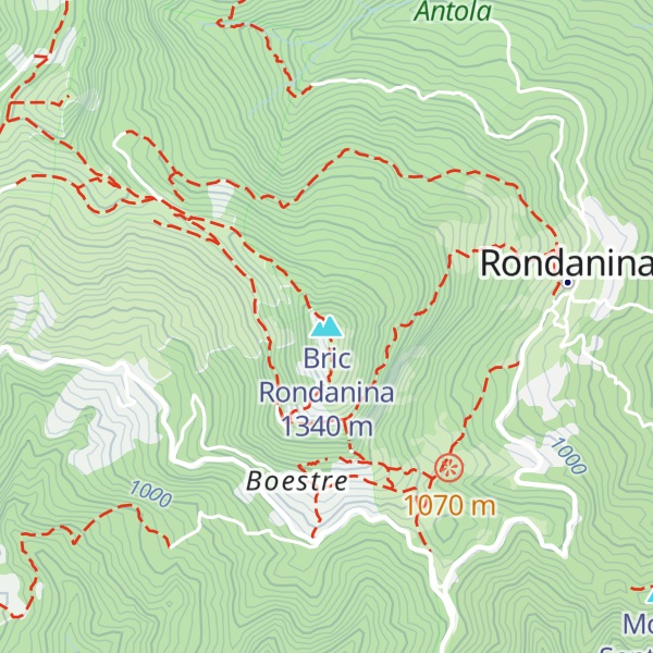 Map of Bric Rondanina