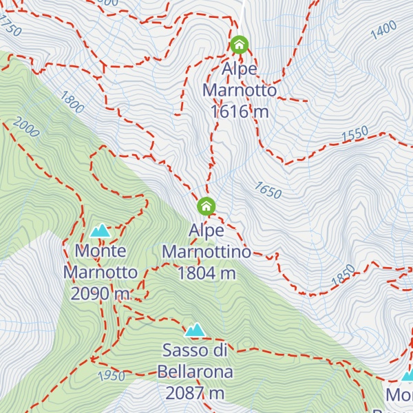 Map of Alpe Marnottino