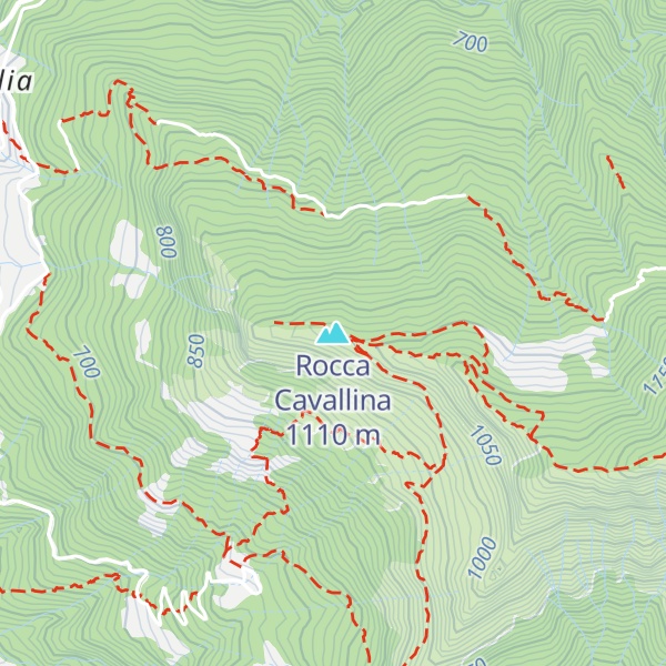 Map of Rocca Cavallina