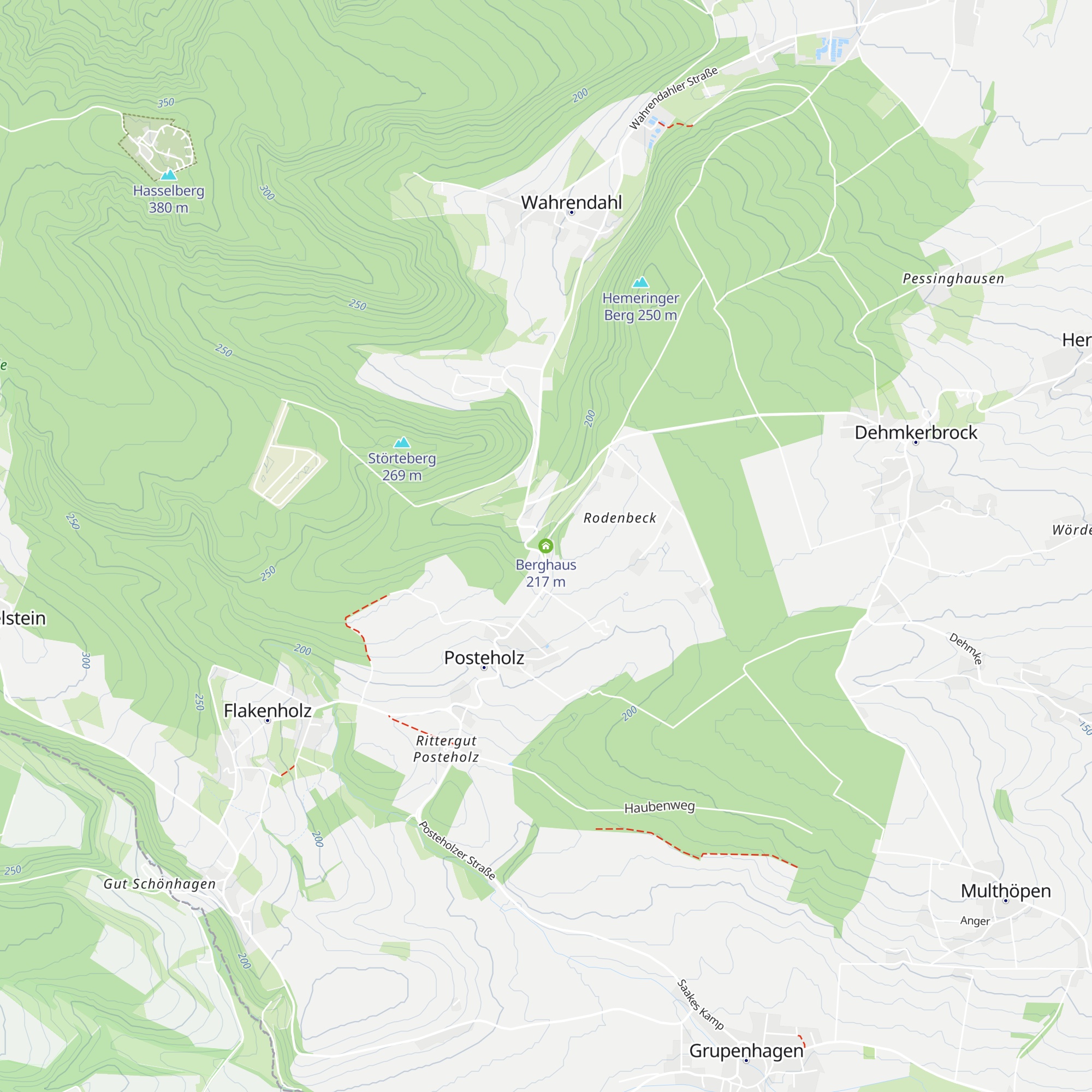 Berghaus map
