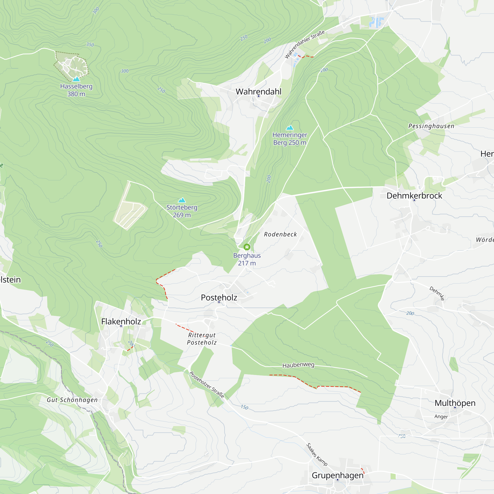 Berghaus map