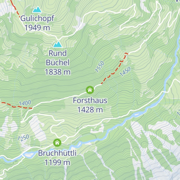 Map of Forsthaus