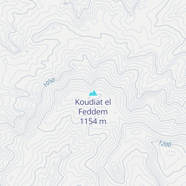 Map of Koudiat el Feddem
