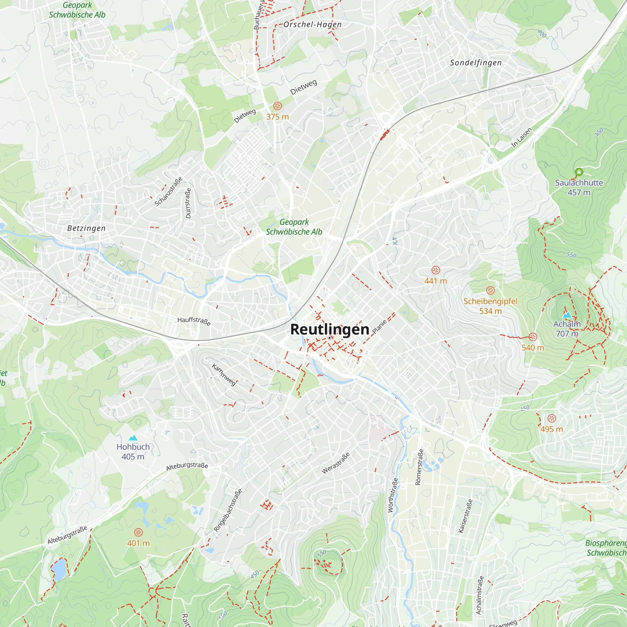 RSV Mobilitätszentrale map