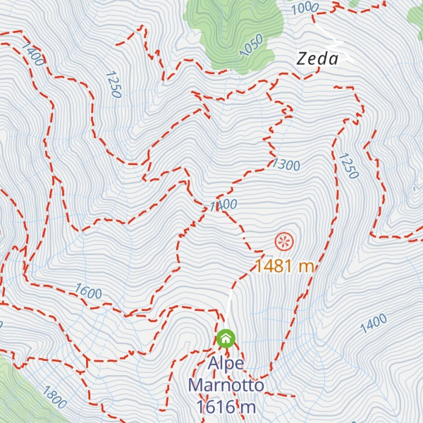 Map of Alpe Preguardada