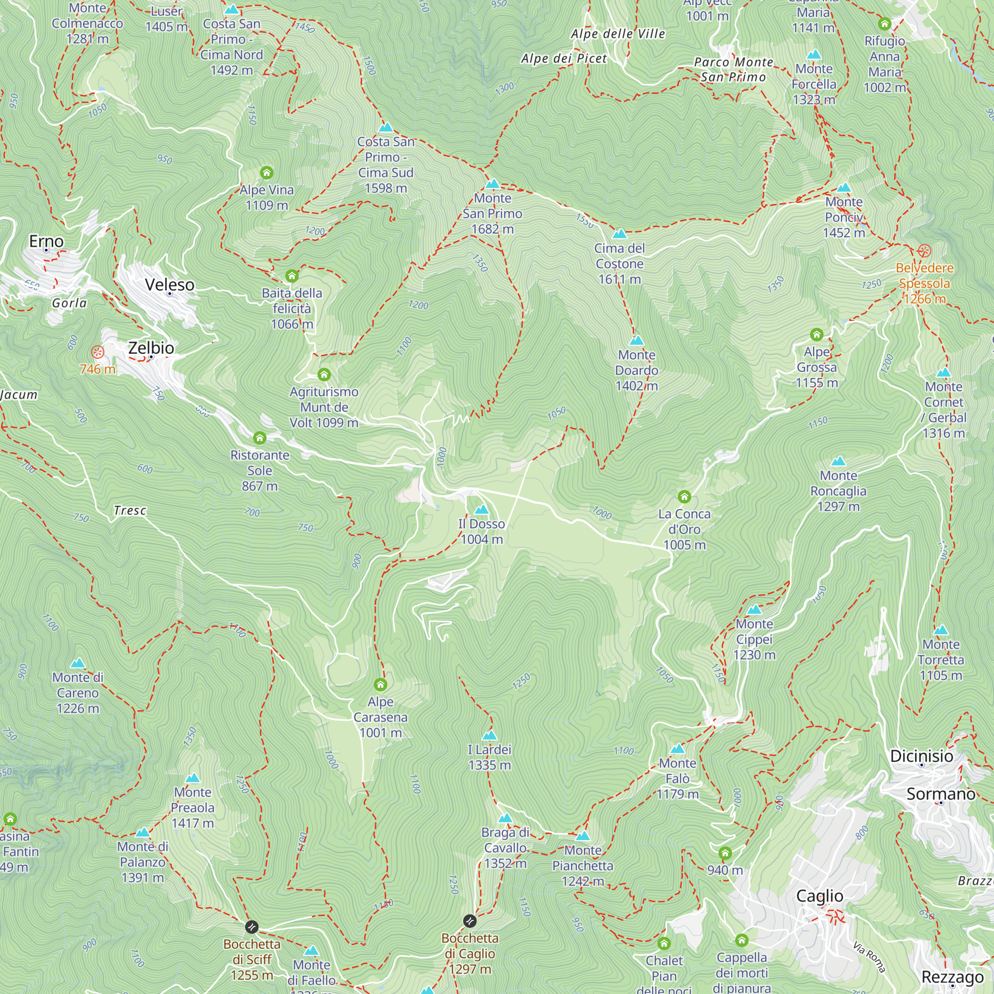 Bar Spugna map