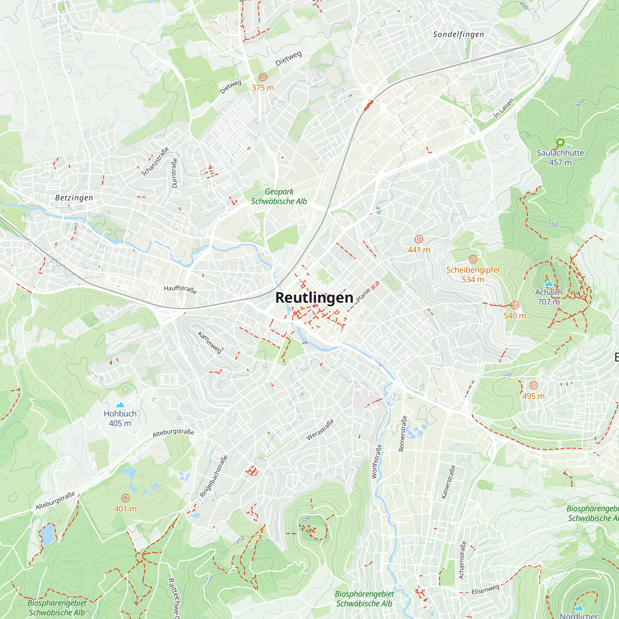 Tourist-Information map