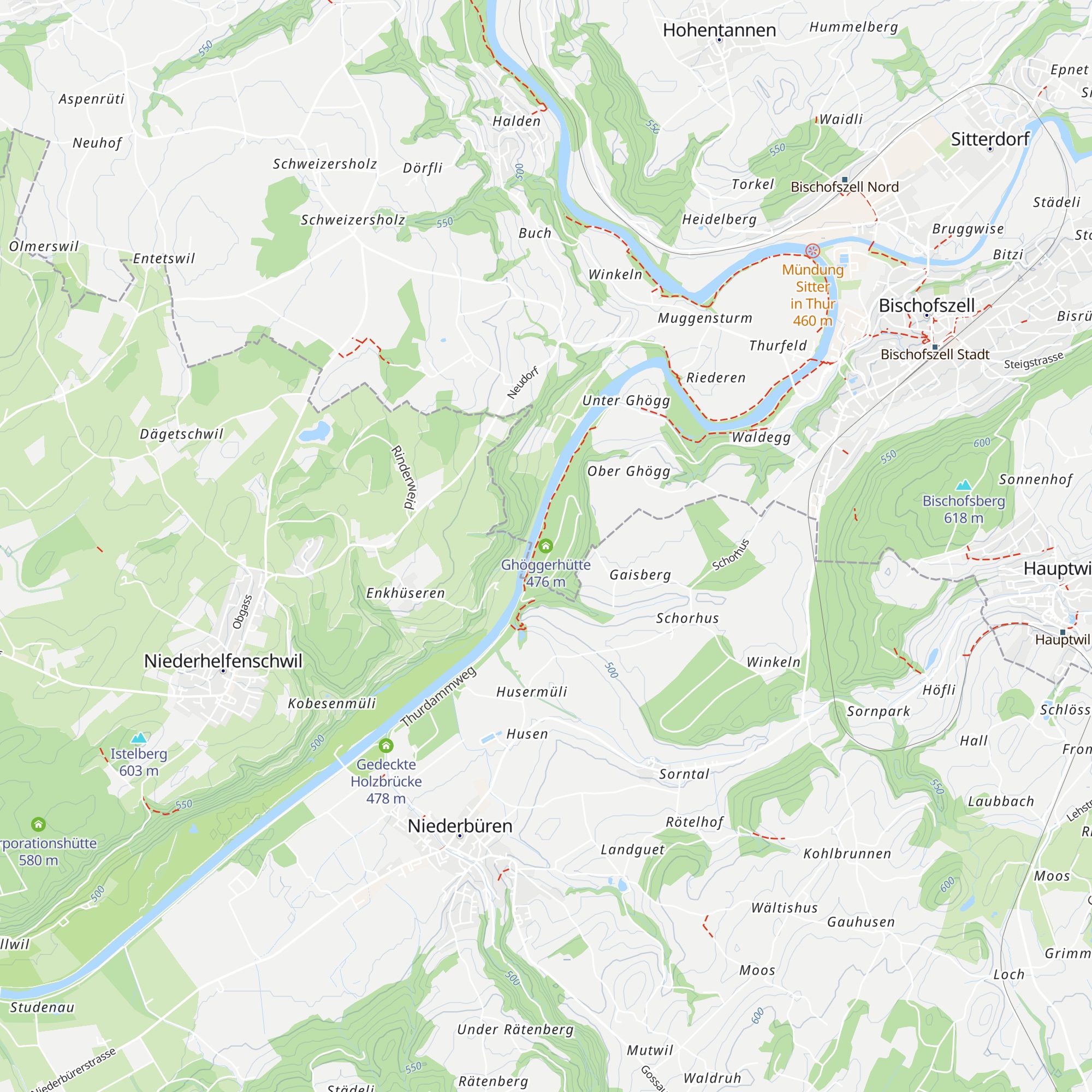 Ghöggerhütte map