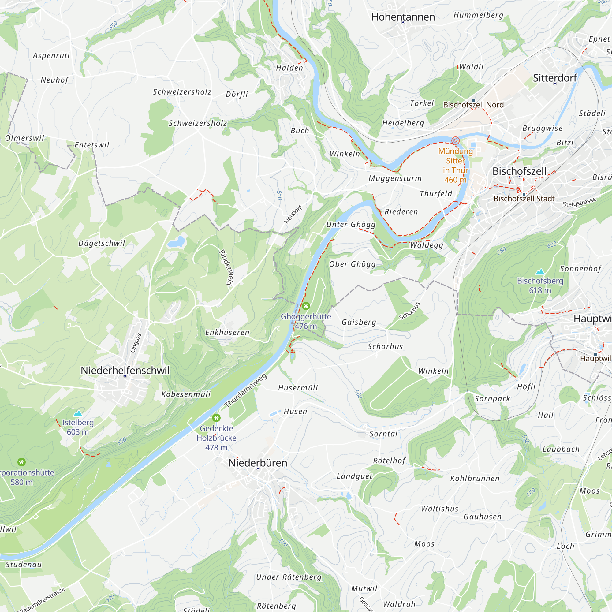 Ghöggerhütte map