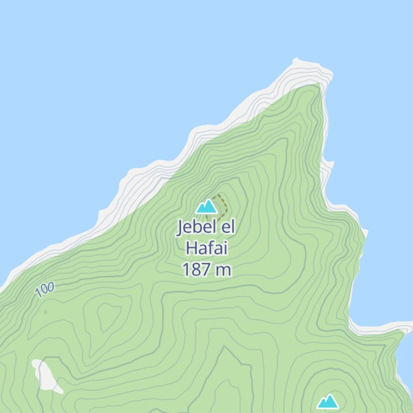 Map of Jebel el Hafai