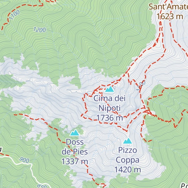 Map of Monte Grona