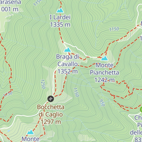 Map of Cà della Zucca