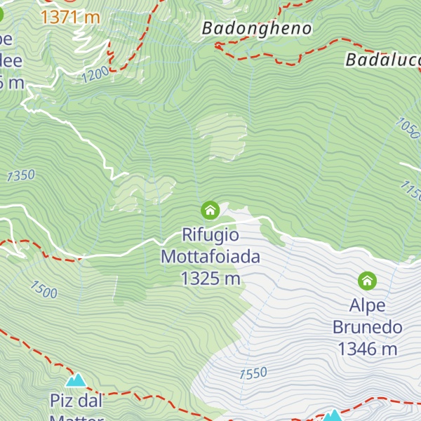 Map of Rifugio Mottafoiada