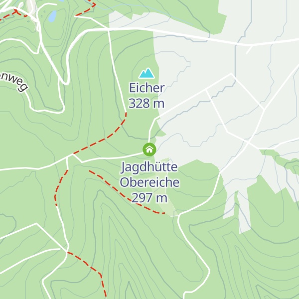 Map of Jagdhütte Obereiche